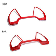 Load image into Gallery viewer, Thenice for 10th Gen Civic Dash Board Instrument Panel Dial Dashboard Trim Cover Frame ABS Decal Interior Moulding Accessories for Honda Civic 2020 2019 2018 2017 2016 -Red