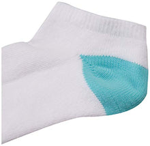 Load image into Gallery viewer, Amazon Essentials Women's 10-Pack Cotton Lightly Cushioned No-Show Socks, White, Shoe Size: 6-9