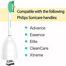 Load image into Gallery viewer, Aoremon Replacement Toothbrush Heads for Philips Sonicare E-Series HX7022/66, 6pack, Fit Sonicare Essence, Xtreme, Elite, Advance, and CleanCare Electric Toothbrush with Hygienic Cap