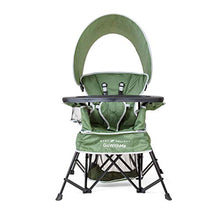 Load image into Gallery viewer, Baby Delight Indoor/Outdoor Sun Canopy Go with Me Venture Deluxe Portable Chair | Moss Bud, 1 Count (Pack of 1), Green
