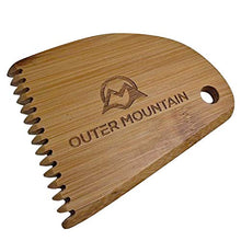 Load image into Gallery viewer, Outer Mountain Surfboard Wax Comb - Bamboo Surfboard Wax Scraper & Surf Wax Remover - Surfer Gift