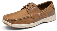 Load image into Gallery viewer, Vostey Men's Loafers & Slip-ons 3-Eye Boat Shoes Men Comfortable Casual Loafers for Men (BMY3005 tan 10.5)