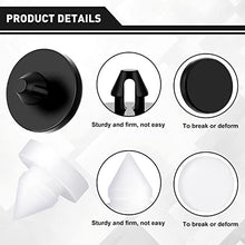 Load image into Gallery viewer, Tallew 8 Pieces Brake Pedal Stop Pad Rubber Brake Stoppers Automotive Clutch Pedal Stoppers Compatible with 90541-06036 46505-SA5-000 Black and White