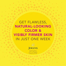 Load image into Gallery viewer, Jergens Natural Glow +FIRMING Self Tanner, Sunless Tanning Lotion for Fair to Medium Skin Tone, Anti Cellulite Firming Body Lotion for Natural-Looking Tan, 7.5 Ounce