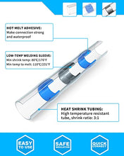 Load image into Gallery viewer, Solder Seal Wire Connectors - Heat Shrink Wire Connectors Butt Connectors, Waterproof Insulated Electrical Wire Terminals, Butt Splice for Automotive Marine Boat (130PCS)