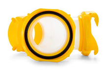 Load image into Gallery viewer, Camco 39629 Revolution Translucent Wye Fitting -Connects Two Sewer Hoses with Lug Fittings the Same Dump Station, Odor Tight Connection