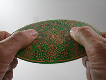 Load image into Gallery viewer, Meditation & Mindfulness Spiritual Sacred Geometry Tool for Healing Wisdom Harmonic & Light Body Activation - Powerforms Copper Portal 5.75” x 4.25”