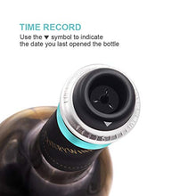 Load image into Gallery viewer, EZBASICS Wine Saver Vacuum Pump with 4 Wine Bottle Stoppers, Stainless Steel