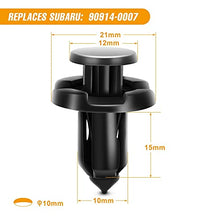 Load image into Gallery viewer, GOOACC 100PCS 7mm 8mm 10mm Compatible with Subaru Push Type Retainer Fasteners Rivets Clips OEM Upgrade for 90914-0007, 90913-0067 & 90914-0051 + Bonus Fastener Remover