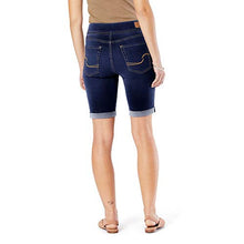 Load image into Gallery viewer, Signature by Levi Strauss & Co. Gold Label Women's Totally Shaping Pull On Bermuda Shorts (Standard and Plus), Sea and Sky, 10
