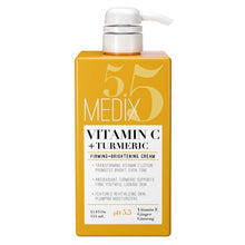 Load image into Gallery viewer, Medix 5.5 Vitamin C Face & Body Dry Skin Rescue Cream Skin Care Lotion Infused W/ Turmeric, Vitamin E, Ginger. Firming & Brightening Anti Aging Moisturizer For Age Spots & Sun Damaged Skin, 15 Fl Oz