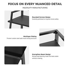 Load image into Gallery viewer, DESIGNA Folding Computer Desk, 33 inch Writing Desk, Folding Student Desk for Home Office, Fold Up Gaming Desk Wood Small Office Table for Teen Working & Crafting, Black