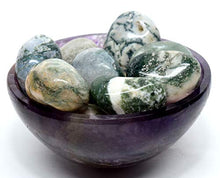 Load image into Gallery viewer, White & Green Chalcedony Agate Gemstone Pebbles Polished Natural Multicolor Crystal Mineral Tumbled Stone Cabochon Specimen Cabs - India (5PCS)