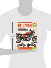 Load image into Gallery viewer, Triumph Bonneville, T100, Speedmaster, America, Thruxton & Scrambler (01-15) Haynes Repair Manual (See specific years covered) (Haynes Service & Repair Manual)