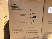 Load image into Gallery viewer, Humanscale Liberty Office Desk Task Chair - L116BN02V102-B Pinstripe Silver Backrest - Vellum Graphite Seat (Renewed)