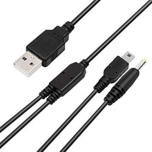 Load image into Gallery viewer, FunTurbo PSP Charger Cable, Playstation Portable Charger PSP Power Cord for Charging Sony PSP 1000 2000 3000 USB Data Cable & Charging Cord 2-in-1 (2 Pack)