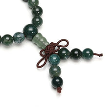 Load image into Gallery viewer, Jovivi 6mm Natural Moss Agate Stone Healing Gemstone 108 Mala Prayer Beads Stretch Bracelet Necklace