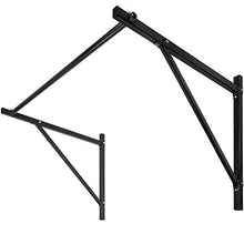 Load image into Gallery viewer, Best Choice Products 50in Steel Wall-Mounted Home Gym Fitness Exercise Workout Pull Up Chin Up Bar w/ 500lbs Weight Cap