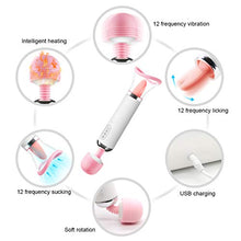 Load image into Gallery viewer, Perfect Size Realistic Tongue Licker with Multi Speed Líckíng&Vibrating Handheld Wireless Pussy Pleasure Massaging Tools for Female Underwear Therapy Device IPX7 Waterproof Tshirt