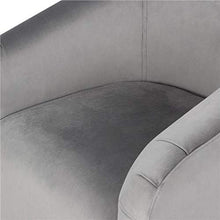 Load image into Gallery viewer, YAHEETECH Velvet Accent Chair Arm Chair - Accent Barrel Chair - Set of 2 - Gray
