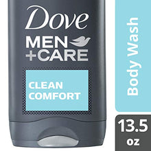 Load image into Gallery viewer, Dove Men+Care Body Wash and Face Wash Clean Comfort 13.5 oz for Dry Skin Effectively Washes Away Bacteria While Nourishing Your Skin