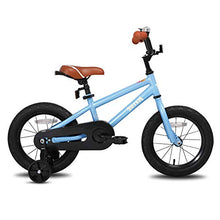 Load image into Gallery viewer, JOYSTAR 16 Inch Ride-On Kids Bike with Coaster Braking, Training Wheels & Kickstand, Blue