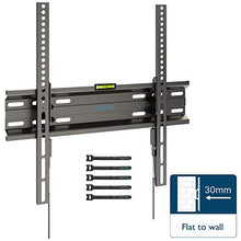 Load image into Gallery viewer, Tilt TV Wall Mount Bracket for Most 23-55 in TVs, Low Profile TV Mount with 5 Cable Ties, Max VESA 400x400mm, Hold up to 99 lbs
