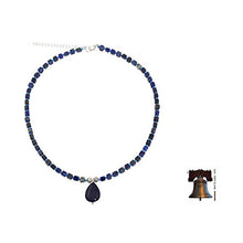 Load image into Gallery viewer, NOVICA Multi-Gem Lapis Lazuli .925 Sterling Silver Beaded Necklace, 15.5" 'Depths of Blue'