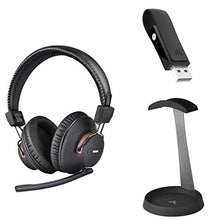 Load image into Gallery viewer, Avantree DG59M & HS102 - Wireless Gaming Headphones Set w/Detachable Boom Mic and Bluetooth USB Audio Dongle & Silicone Headphone Stand Hanger with Cable Holder