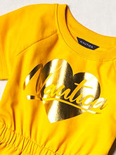 Load image into Gallery viewer, Nautica Girls' Short Sleeve Dress, Cadmium Yellow 02, X-Large (16)