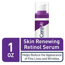 Load image into Gallery viewer, CeraVe Anti Aging Retinol Serum | Cream Serum for Smoothing Fine Lines and Skin Brightening | With Retinol, Hyaluronic Acid, Niacinamide, and Ceramides | 1 Ounce