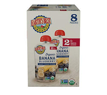 Load image into Gallery viewer, Earth's Best Banana Blueberry Baby Food Puree, 4 oz (Pack of 8)