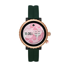 Load image into Gallery viewer, Kate Spade New York Women's Gen 4 Scallop Sport HR Heart Rate Silicone Touchscreen Smart Watch, Color: Green (Model: KST2016)
