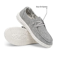 Load image into Gallery viewer, Hey Dude Women's Wendy L Linen Size 10 | Women’s Shoes | Women’s Lace Up Loafers | Comfortable & Light-Weight