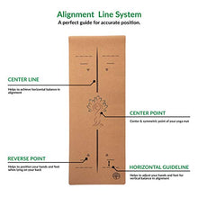 Load image into Gallery viewer, Virgin Pulp Best Cork Yoga Mat|Longer, Thicker & Wider|Natural Eco Rubber Non Toxic|Quality Yogamats for Men & Women Exercise| Non-Slip, Cushioned|76 x 26in x 5mm|Free Carrier Strap|Alignment Lines