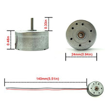 Load image into Gallery viewer, EUDAX Mini Generator Motors 3V-12V DC Motor Electric Motor for DIY Toys Wind Turbine Generator Hand Cranked Power Generator Model (Metal Motor Holder)