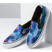 Load image into Gallery viewer, Vans Slip-On Galaxy & White Skate Shoes Unisex (Mens 6)
