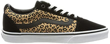 Load image into Gallery viewer, Vans Women's Low-Top Trainers Sneaker, Cheetah Black White, 7