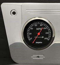 Load image into Gallery viewer, Dolphin Gauges 1967 1968 1969 1970 1971 1972 Chevy Truck 3 Gauge Quad Style Mechanical Dash Panel Insert Black