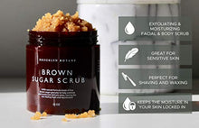 Load image into Gallery viewer, Brooklyn Botany Brown Sugar Body Scrub - Moisturizing and Exfoliating Body, Face, Hand, Foot Scrub - Fights Acne Scars, Stretch Marks, Fine Lines & Wrinkles, Great Gifts For Women & Men - 10 oz