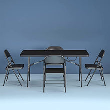 Load image into Gallery viewer, MaMaHome 4FT-Black-S1 Folding Table