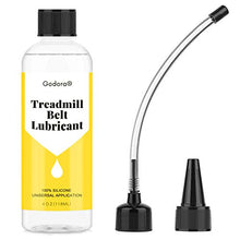 Load image into Gallery viewer, 100% Silicone Treadmill Lubricant/Treadmill Lube, 4 Ounces Premium Silicone Oil for Treadmill Belt Lubrication, Easy to Apply Treadmill Belt Lubricant Oil, Suitable for Nearly All Type of Treadmills