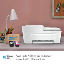 Load image into Gallery viewer, HP DeskJet Plus 4155 Wireless All-in-One Printer | Mobile Print, Scan & Copy | HP Instant Ink Ready | Auto Document Feeder (3XV13A) (Renewed)