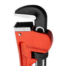 Load image into Gallery viewer, Jetech 36-inch Heavy Duty Aluminum Straight Pipe Wrench,Adjustable Plumbing Wrench Straight Pipe Wrench with Floating Hook Jaw and I-Beam Handle