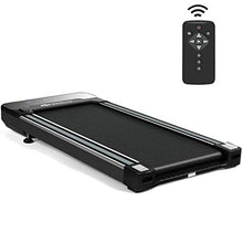 Load image into Gallery viewer, Goplus Under Desk Electric Treadmill, with Touchable LED Display and Wireless Remote Control, Built-in 3 Workout Modes and 12 Programs, Walking Jogging Machine for Home/Office