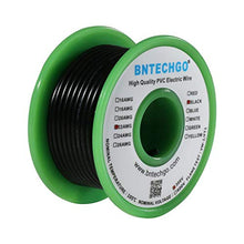 Load image into Gallery viewer, BNTECHGO 22 Gauge PVC 1007 Solid Electric Wire Black 50 ft 22 AWG 1007 Hook Up Tinned Copper Wire
