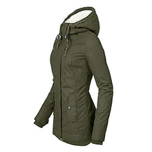 Load image into Gallery viewer, Aniywn Fleece-Lined Rain Jacket for Women Waterproof Windproof Snow Ski Hooded Jacket Winter Outdoor Windbreaker Coat