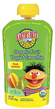 Load image into Gallery viewer, Earth's Best Organic Sesame Street Toddler Fruit Yogurt Smoothie, Pear Mango, 4.2 Oz Pouch (Pack of 12)