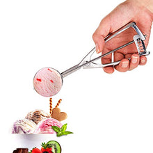 Load image into Gallery viewer, Fayomir Cookie Scoop Set - Small/1 Tablespoon, Medium/2 Tablespoon, Large/3 Tablespoon - Ice Cream Scoop Set, 18/8 Stainless Steel Dough Scoop Cupcake Scoop Melon Baller