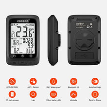 Load image into Gallery viewer, COOSPO Bike Computer GPS Wireless, ANT+ Cycling Computer GPS with Bluetooth , Multifunctional ANT+ Bicycle Computer GPS with 2.4 LCD Screen, Bike Speedometer with Auto Backlight IP67